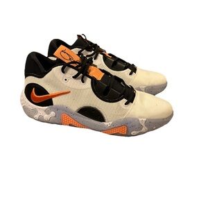 Size 13-Nike PG 6 White Black Bright Crimson DC1974-100 Men's Rare & Unique